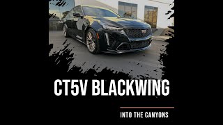 CT5V BLACKWING Into the canyons. POV w/ ext mic