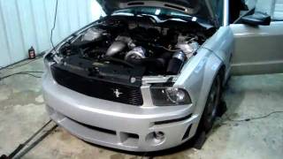 2007 mustang gt with vortech dyno