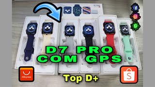 SMARTWATCH D7 PRO COM GPS: Lançamento Top 🚀⌚️🔝