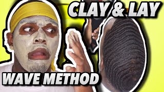 360Waves: FIRST TIME TRYING CLAY & LAY WAVE METHOD !!!!🔥