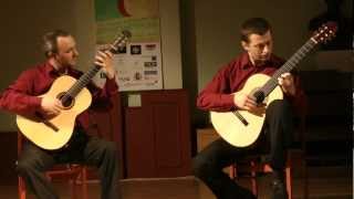 GuitArt Duo plays Joseph Haydn - Divertimento  Hob. XVI:10, 1. mov. - Allegro