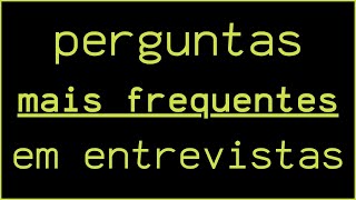 Perguntas Mais Frequentes em Entrevistas em Inglês para DEVs | Com Eduardo Nogueira