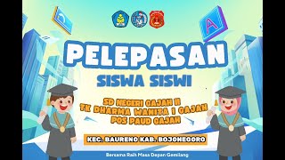 PELEPASAN SISWA-SISWI SD NEGERI GAJAH II, TK DHARMA WANITA I DAN POS PAUD GAJAH 2024