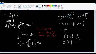 Laplace Transforms   Part I