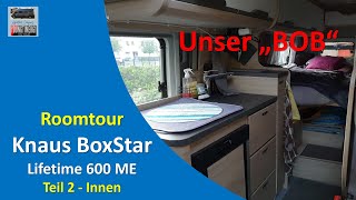 Roomtour Knaus Boxstar Lifetime 600 ME (Teil 2 - innen)