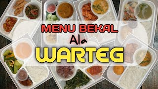 MENU MASAKAN WARTEG JADI INSPIRASI UNTUK BEKAL SUAMI KERJA,DIMASAK SENDIRI JADI MAKIN ENAK