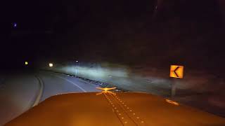 Night ride up HWY 93 in Idaho into Montana. Enjoy the ride