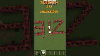 Thanks for 312 subscriber #minecraft @YesSmartyPie