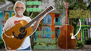 I bought a Brazilian Rosewood Martin D-28 from Lewis...You need to hear his story!