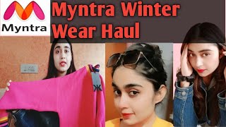 Myntra Winter Wear Haul //Myntra  Two Piece Dress // Myntra Haul 🔥