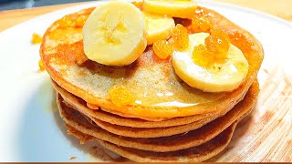 Oatmeal pancake | Easy banana oatmeal pancake for breakfast