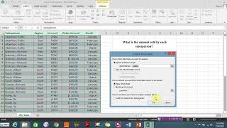 How to use a Pivot table in MS Excel