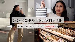 COME SHOPPING WITH ME + WHAT I BOUGHT AT SEPHORA VIB | SPEND THE DAY WITH ME | Nathalee Pauline