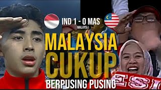 MALAYSIA MENANGIS LAWAN INDONESIA 🇮🇩 1- 0🇲🇾