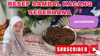 RESEP SAMBAL KACANG SEDERHANA