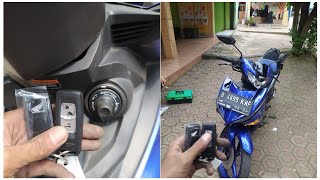 pasang keyless di yamaha mx king 150,keyless original yamaha modul remot ori honda