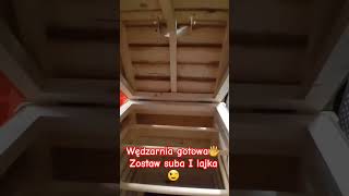 Wędzarnia drewniana gotowa😉🖐 #foryou #homemade #subscribe #youtube #dc #doityourself #work #home #my