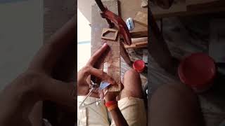 handmade wooden key chains making