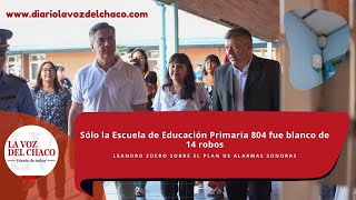 Por la ola de robos, el Chaco aplica el Plan Vigía en las escuelas