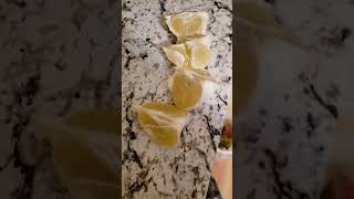 Pomelo without skins and peels