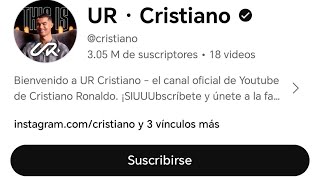 Cristiano Ronaldo rompe récord en YouTube: 10 millones en menos de 24 horas #cristianoronaldo