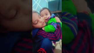 Sister's bond they love spend time with each other #baby #cutebaby #elderly #spendtime