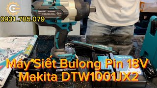 Máy Siết Bulong Pin 18V Makita DTW1001JX2| 18V Cordless Impact Wrench| Công Cụ Máy Móc