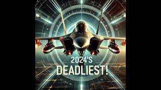 Top 10 Deadliest Fighter Jets in 2024 | Military Air Power at Its Finest!