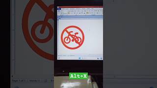 no parking 🅿️ symbol shortcut key in word #tech #reels #viral #shortcutsRemix #us#uae #shortvideo