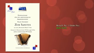 16173, Zum Sanctus für Akkordeon von Franz Schubert