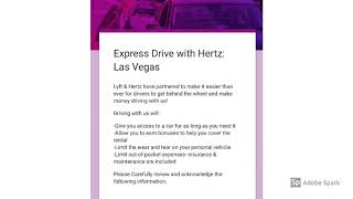 Lyft Express Drive 2018 Hertz Rental: My First Month in Vegas and Earnings