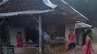 Suasana Sore Hari Di kampung Cianjur Selatan