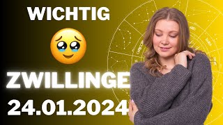 ZWILLINGE ♊️🤫 JEMAND vermisst dich sehr 😨 Horoskop - 24.Januar 2024 #zwillinge #tarot