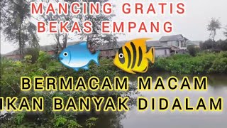 Mancing ikan gratis di Bekasi Empang ikan banyak sekali