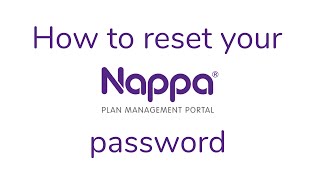 How to reset your Nappa password