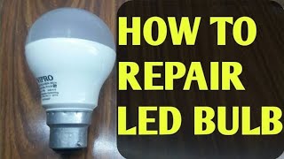 How To Repair LED And SMD Bulb At Home || Electrical Connection ||