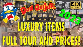 [4K]9.2023 Don Quijote JAPAN Shopping Tour LUXURY BRANDS LOUS VUITTON GUCCI GUESS MICHAEL KORS COACH