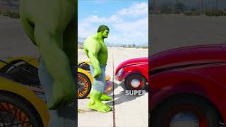 GTA V : HULK VS BABY HULK MATCH, WHO IS RICHER ? 🤑 #shorts