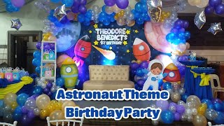 Astronaut Theme Birthday Party | Venue Styling | Theme Set Up