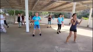 A Bar Song - Mallorca Line Dance with Sea View