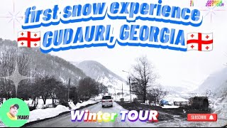 WINTER EXPERIENCE TRAVEL TOUR ANANURI TO GUDAURI GEORGIA /TRAVEL AND WORKTV