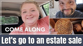 Estate sale thrifting | Shop with me | Mobile home living