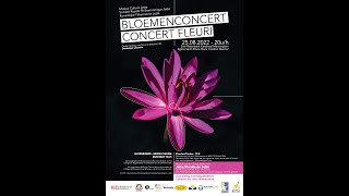 Bloemenconcert 25 augustus 2022 20u. DOOR DE JETSE FILHARMONIE