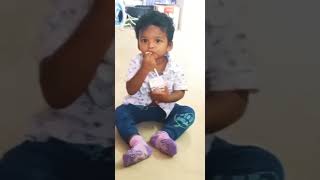 Alex,16 months Old boy is #drinking #ORS with #Straw#funnyvideo #shorts#cutebabyboy.