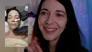 ASMR | Me hacen una limpieza facial (SKINCARE) y un MASAJE REAL