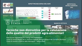 🖥️ WEBINAR | TECNICHE NON DISTRUTTIVE PER LA VALUTAZIONE DELLA QUALITÀ DEI PRODOTTI AGRO-ALIMENTARI