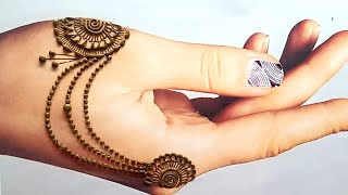 New 💞 latest thumb Mehndi Design 2021| Easy jewelry Mehndi Design #shorts