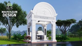 Mausoleum Design - Classic Open Type Mausoleum - EP115