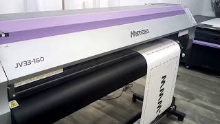 impresion de vinilo acido para cristales con mimaki jv33