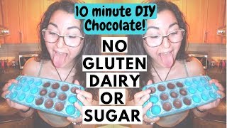 How to make CHOCOLATE | GF | DF | V | Sugar Free